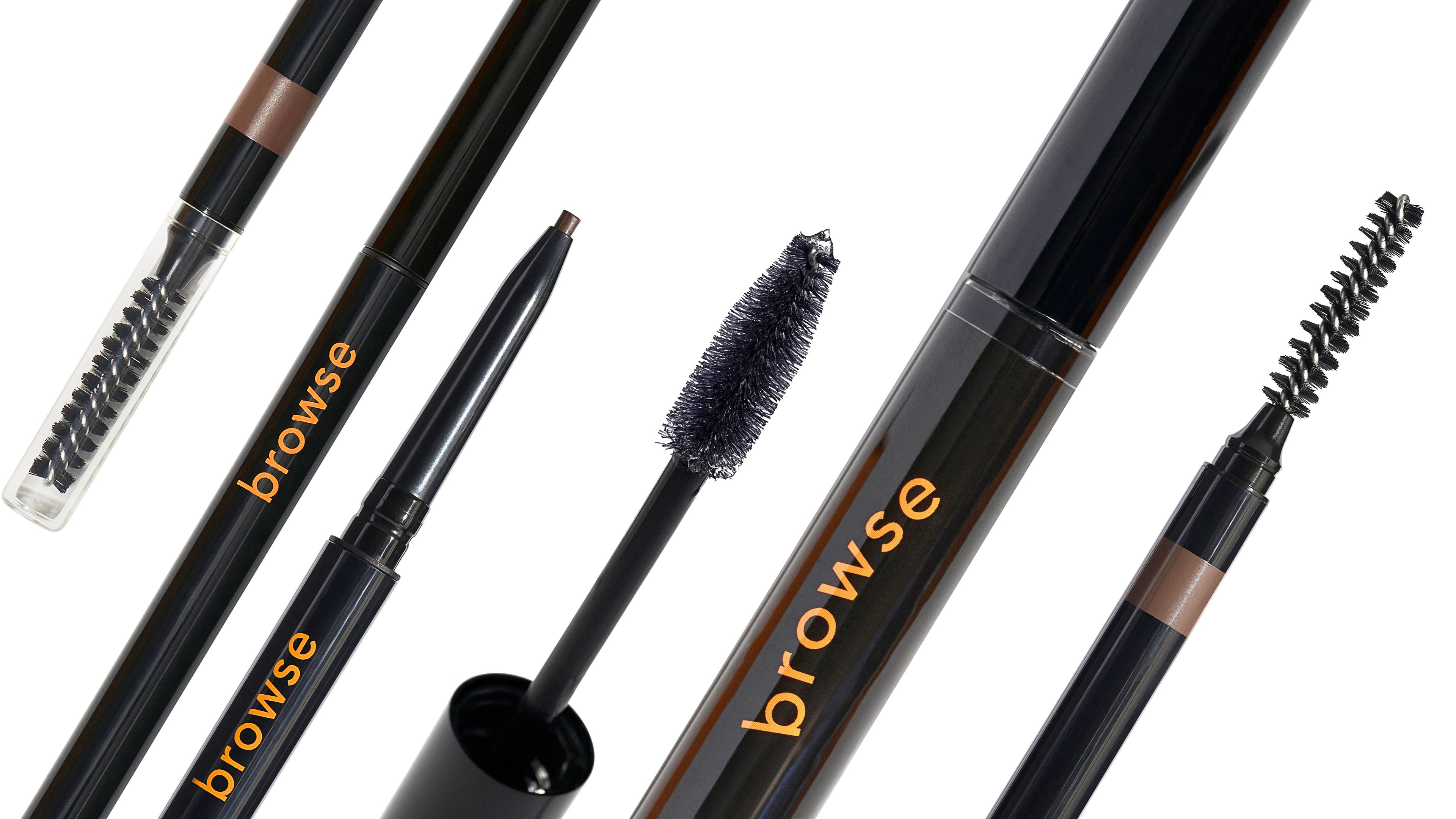 browse clear brow gel and pencils